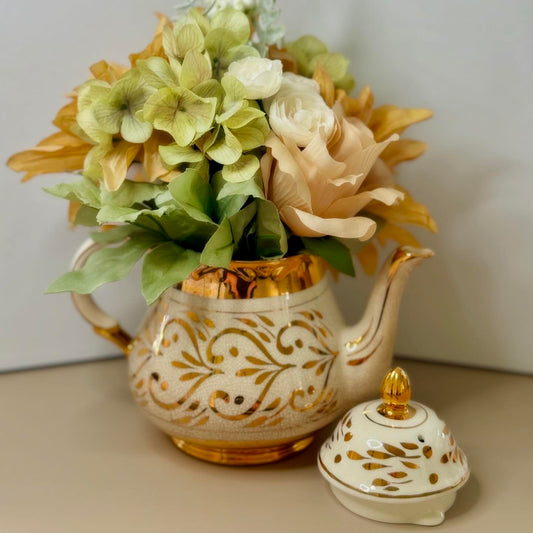 Arthur Wood Vintage Floral Teapot